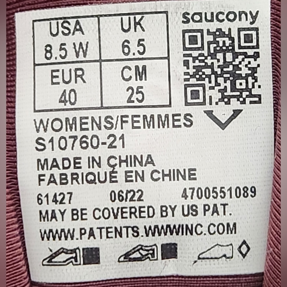 NEW Saucony Triumph 20 Sundown Rose Running Sneaker Women's Size 8.5 W - Picture 9 of 9